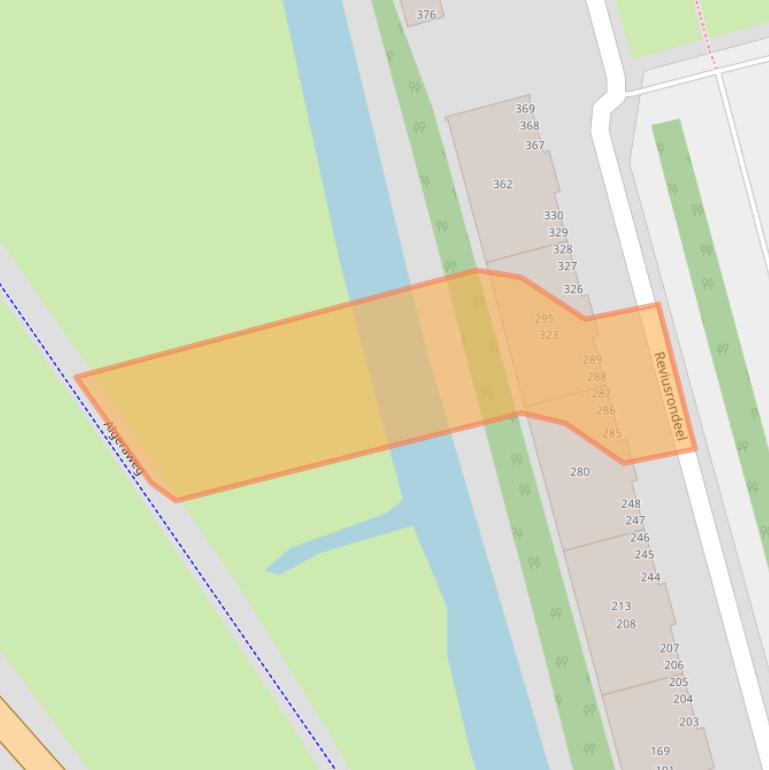 Kaart van postcodegebied 2902EJ.