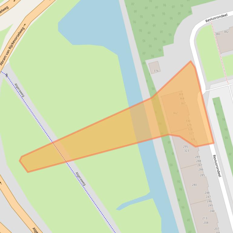 Kaart van postcodegebied 2902EK.