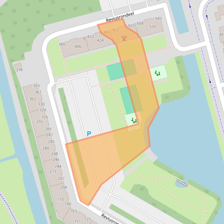 Kaart van postcodegebied 2902EN.