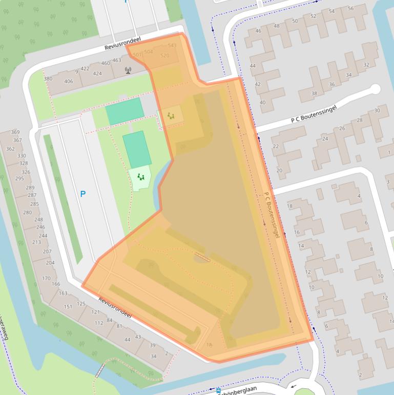 Kaart van postcodegebied 2902EP.