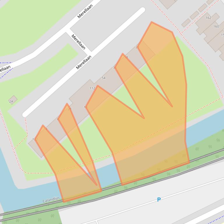 Kaart van postcodegebied 2902JJ.
