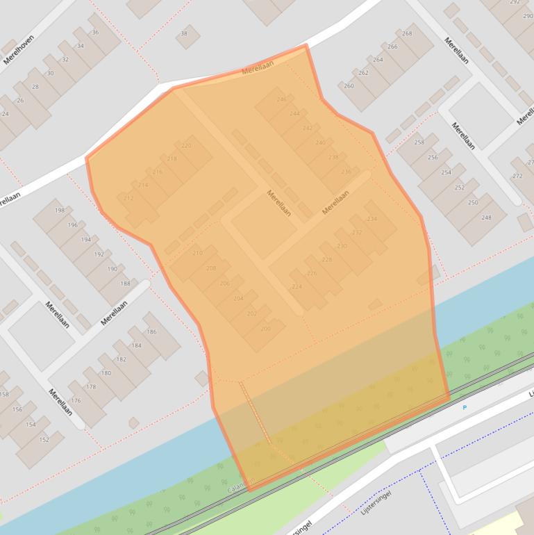 Kaart van postcodegebied 2902JL.