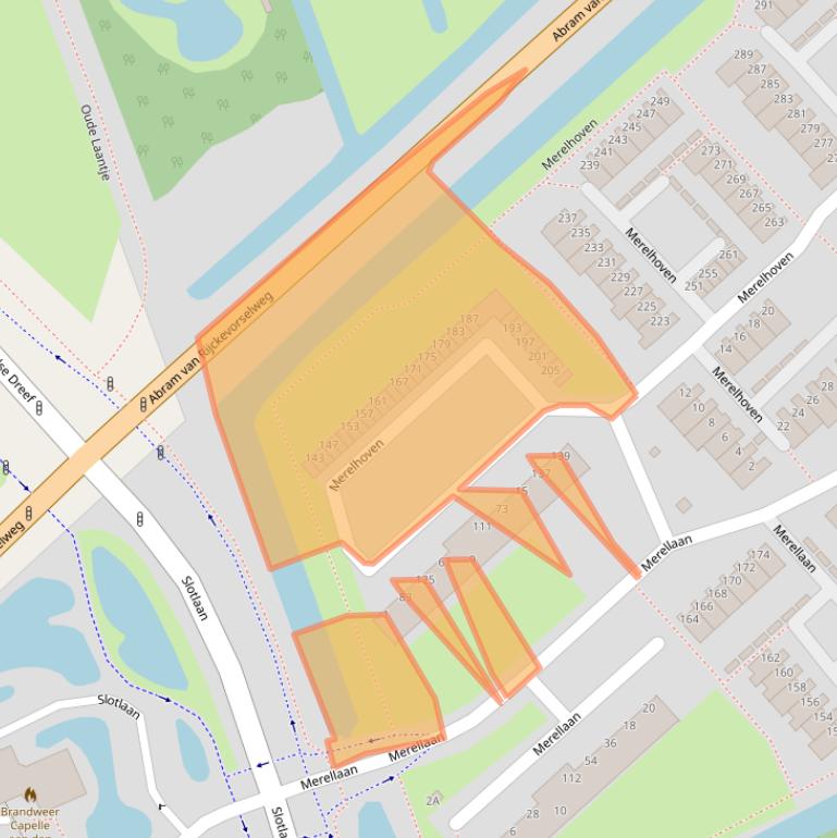 Kaart van postcodegebied 2902KC.