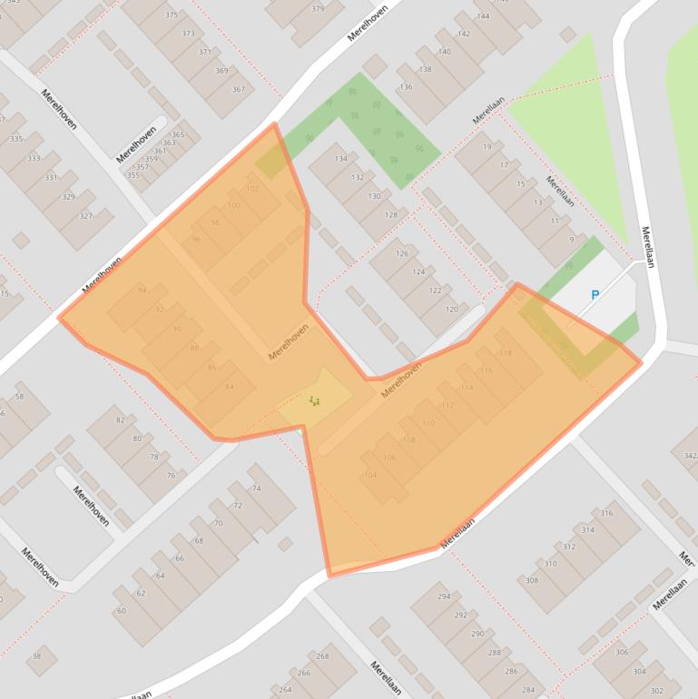 Kaart van postcodegebied 2902KL.