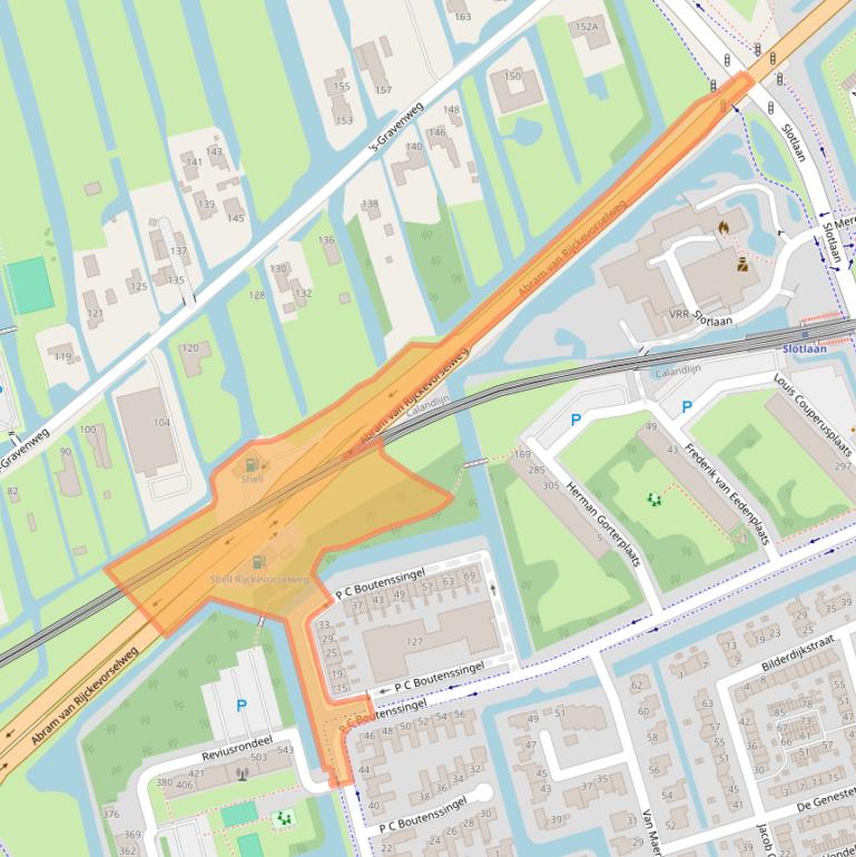 Kaart van postcodegebied 2902LH.