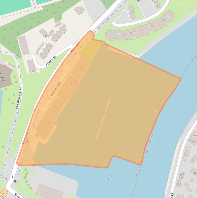 Kaart van postcodegebied 2902LK.