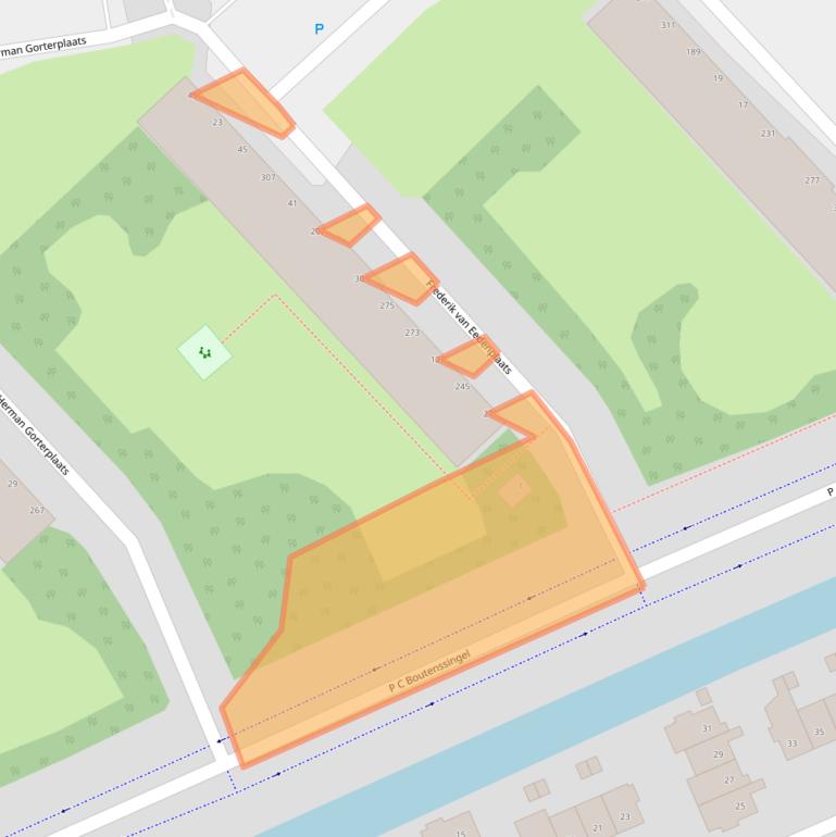 Kaart van postcodegebied 2902VA.