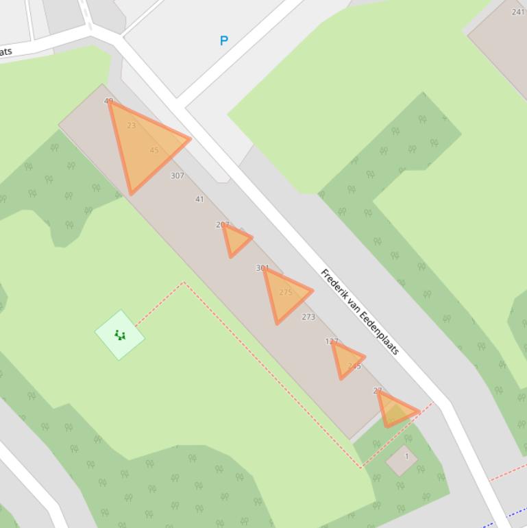 Kaart van postcodegebied 2902VH.