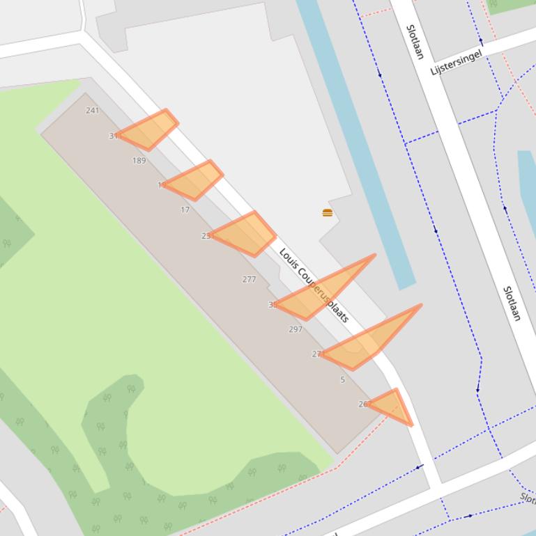 Kaart van postcodegebied 2902XA.