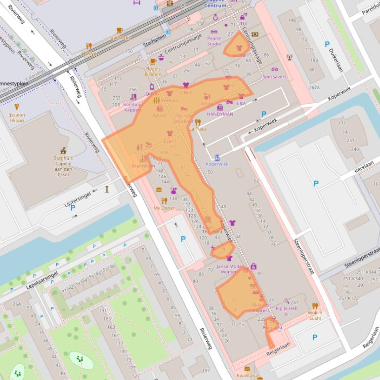 Kaart van postcodegebied 2903AD.