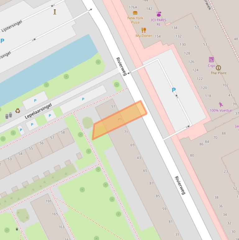 Kaart van postcodegebied 2903AK.