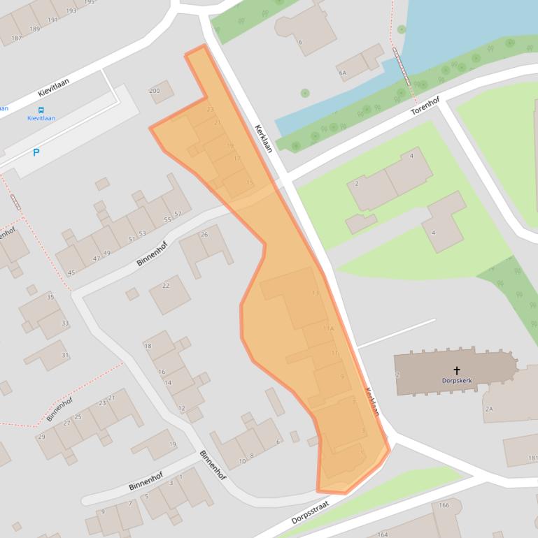 Kaart van postcodegebied 2903BA.