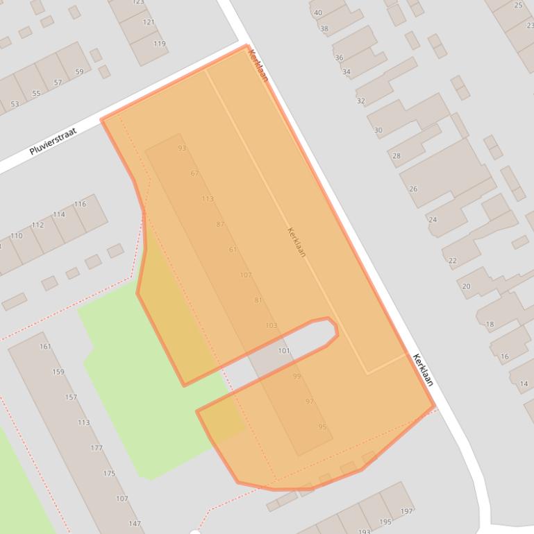 Kaart van postcodegebied 2903BB.