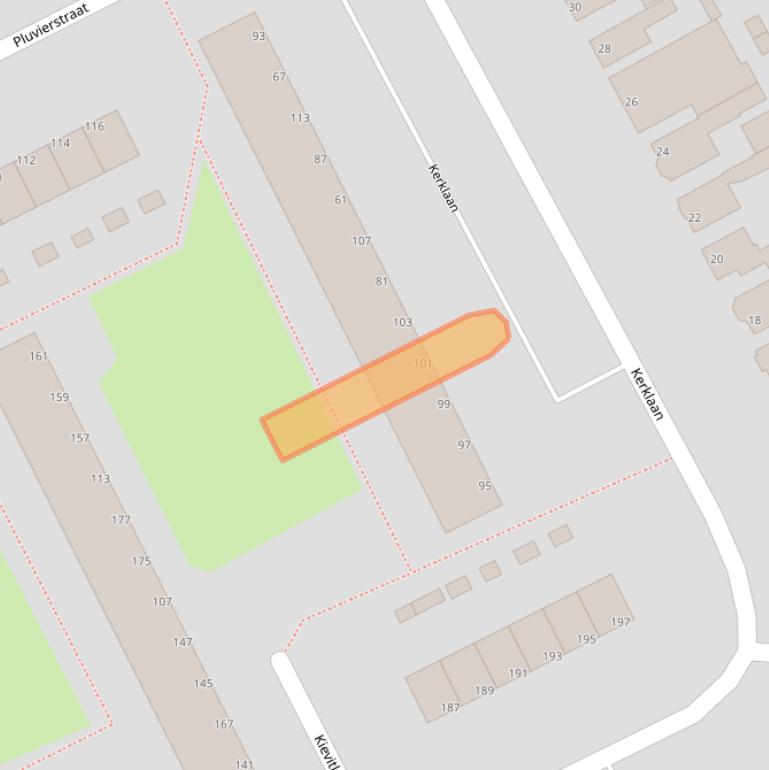 Kaart van postcodegebied 2903BC.