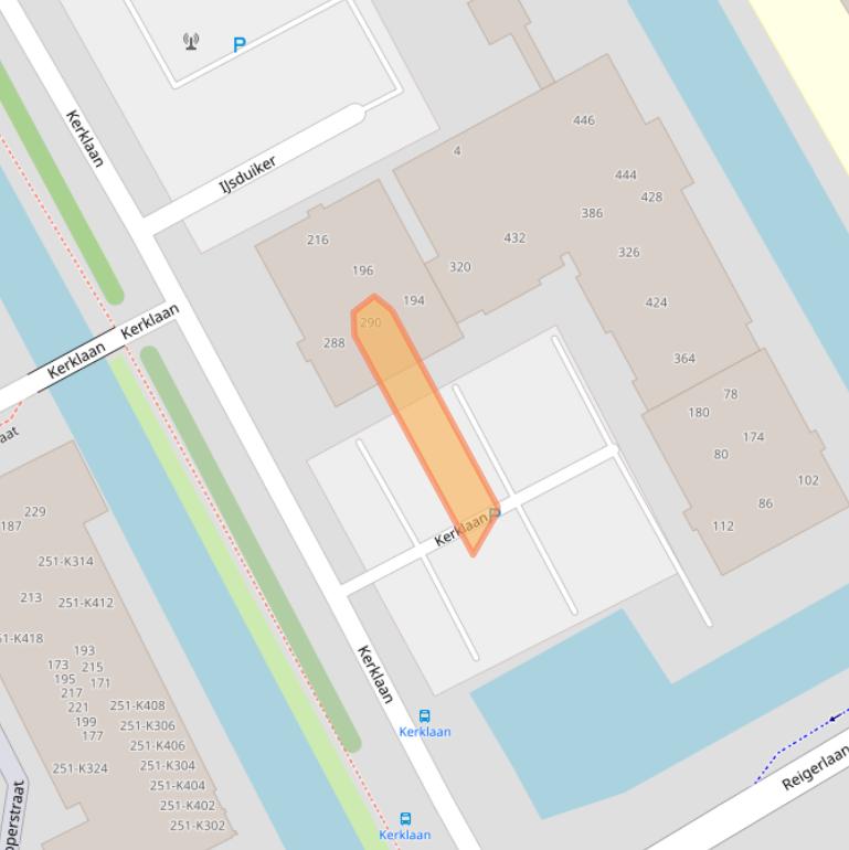 Kaart van postcodegebied 2903BK.