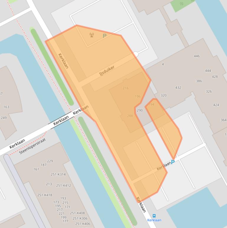 Kaart van postcodegebied 2903BL.