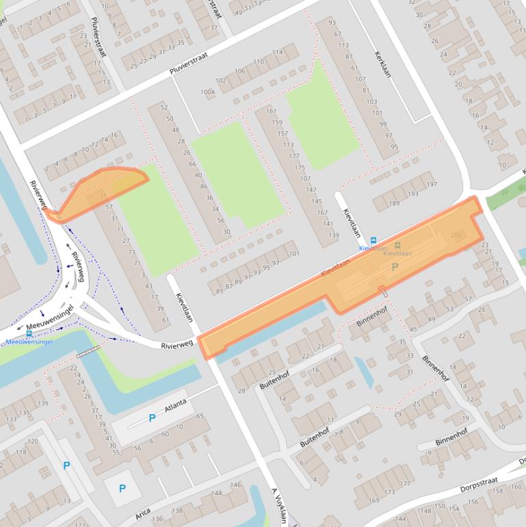 Kaart van postcodegebied 2903BP.