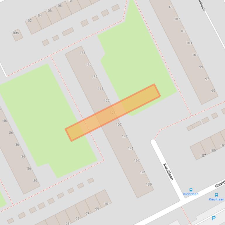 Kaart van postcodegebied 2903BS.