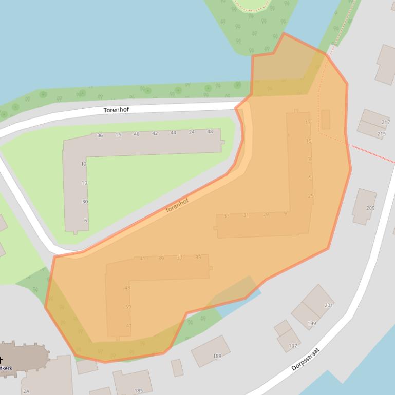 Kaart van postcodegebied 2903CD.