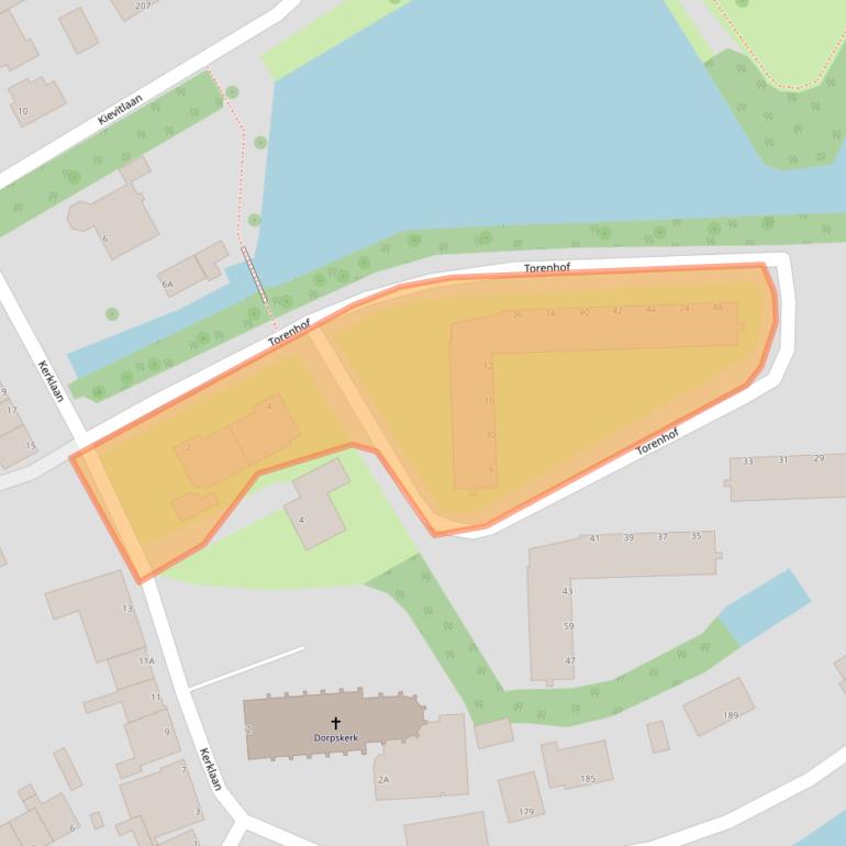 Kaart van postcodegebied 2903CE.