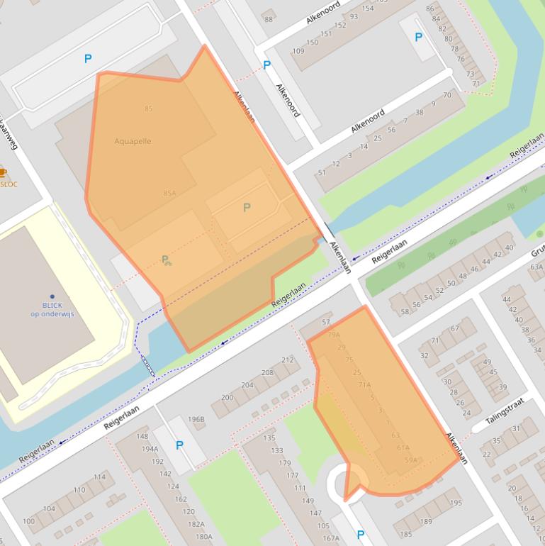 Kaart van postcodegebied 2903EB.