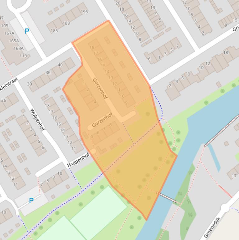 Kaart van postcodegebied 2903ED.