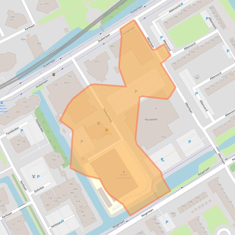 Kaart van postcodegebied 2903ER.