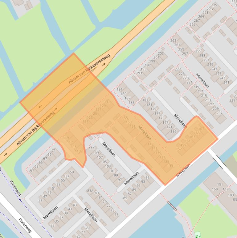 Kaart van postcodegebied 2903GC.