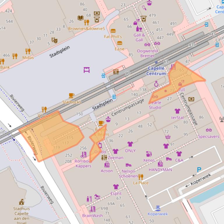 Kaart van postcodegebied 2903HB.