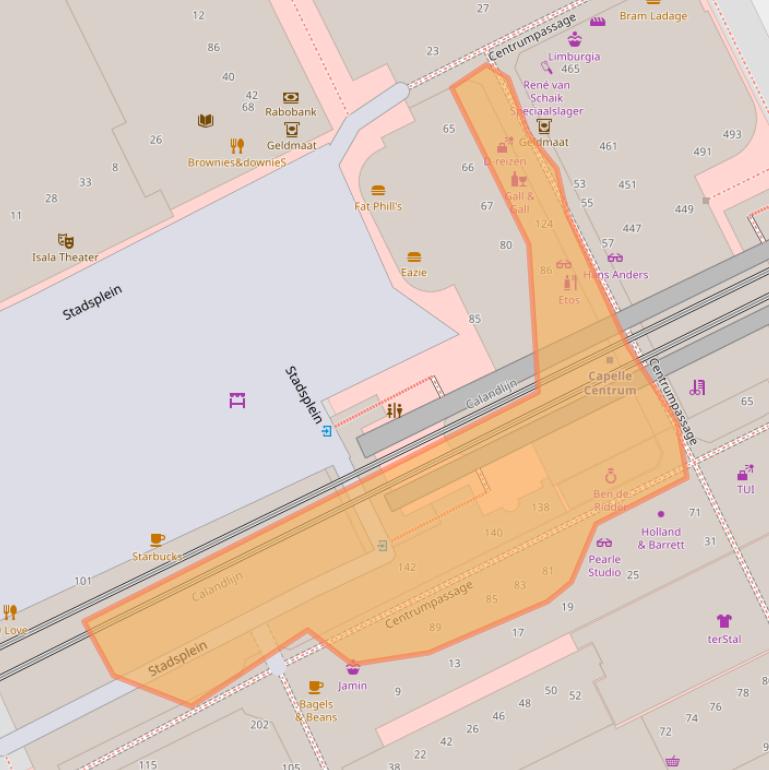 Kaart van postcodegebied 2903HE.