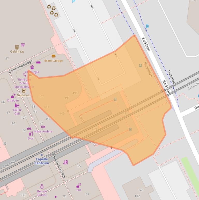 Kaart van postcodegebied 2903HM.