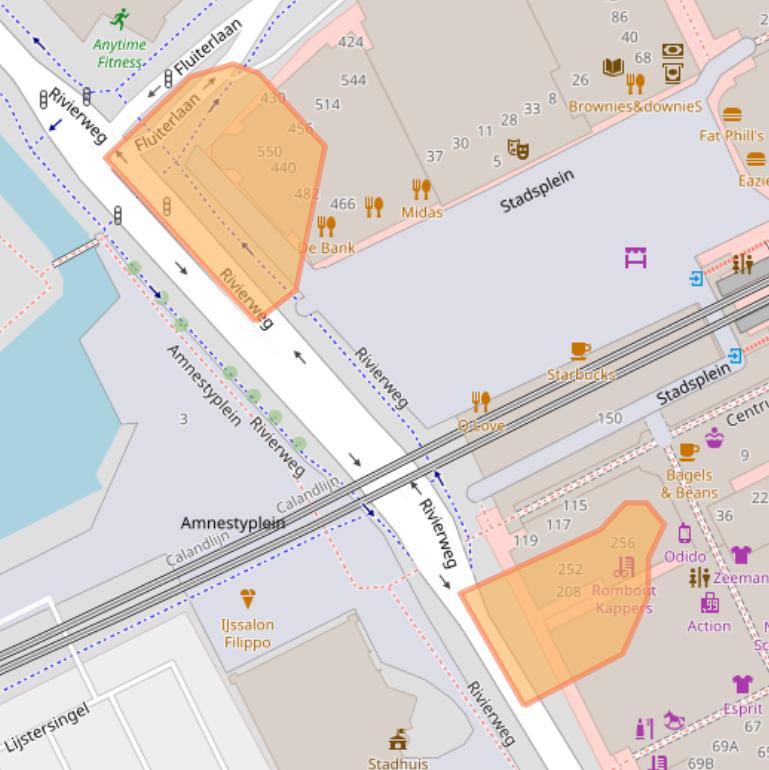 Kaart van postcodegebied 2903HP.