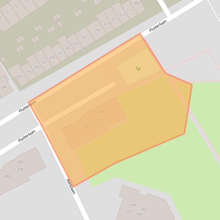 Kaart van postcodegebied 2903HR.