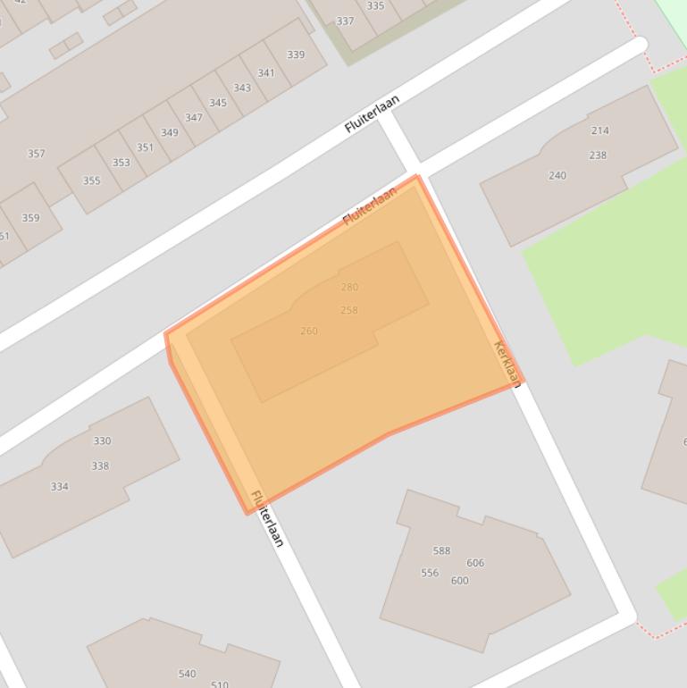 Kaart van postcodegebied 2903HS.