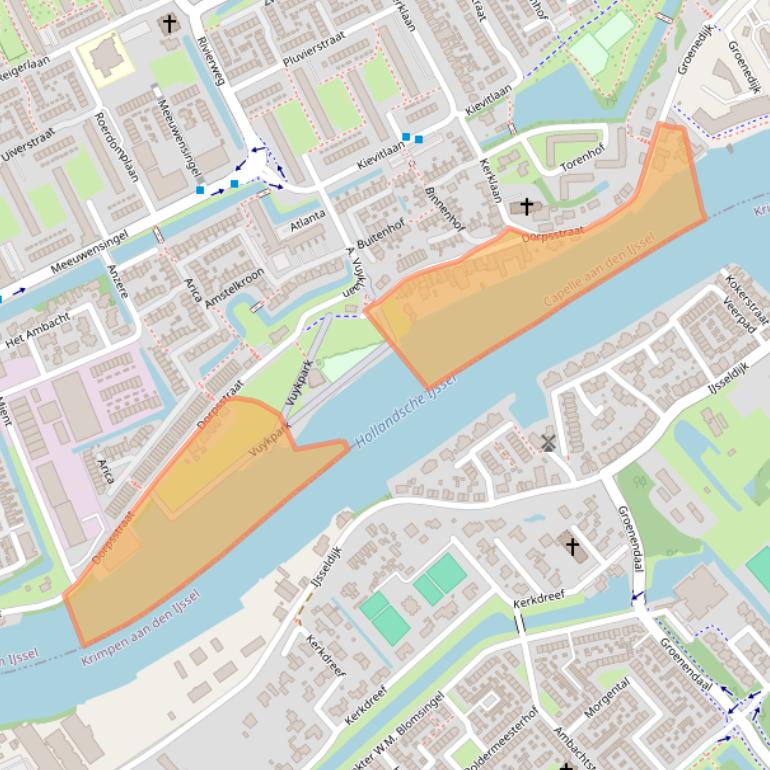 Kaart van postcodegebied 2903LB.