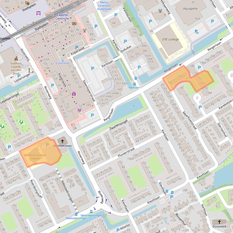 Kaart van postcodegebied 2903LL.
