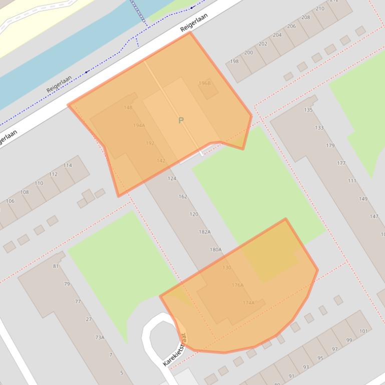 Kaart van postcodegebied 2903LM.