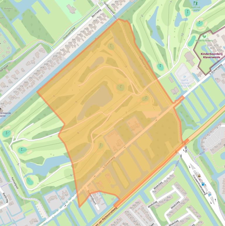 Kaart van postcodegebied 2903LW.