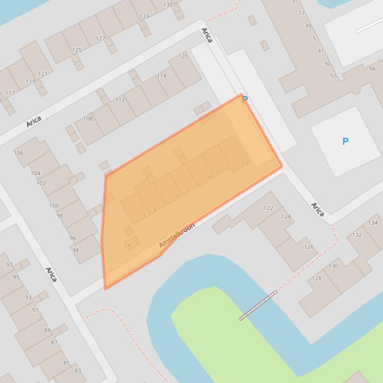 Kaart van postcodegebied 2903PA.