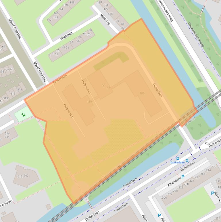 Kaart van postcodegebied 2903RL.