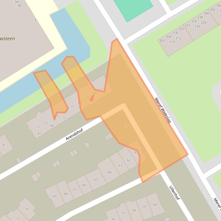 Kaart van postcodegebied 2903SE.