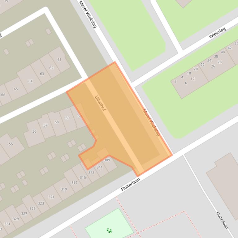 Kaart van postcodegebied 2903SG.