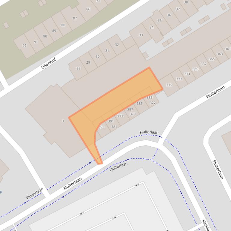 Kaart van postcodegebied 2903SN.