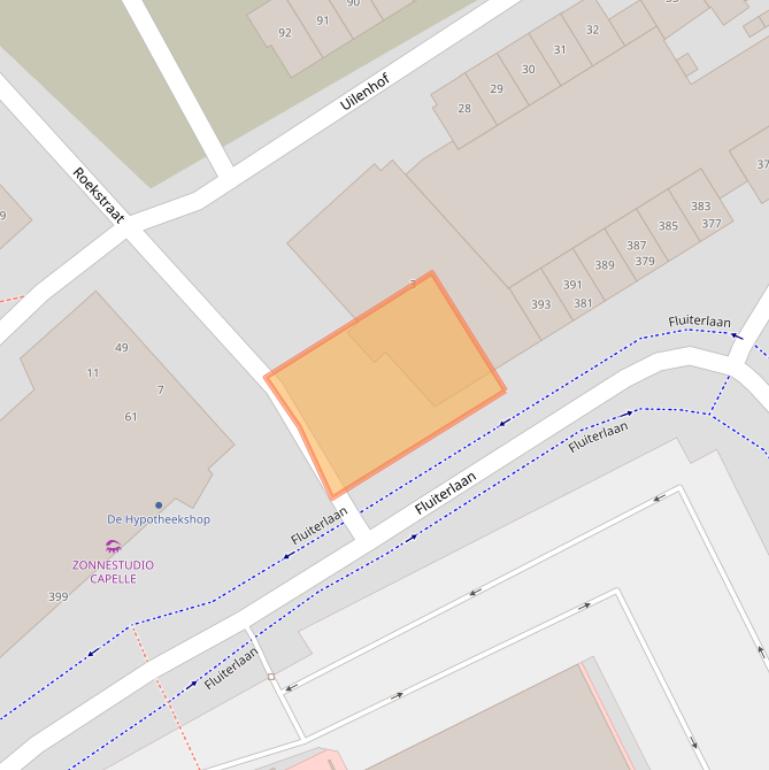 Kaart van postcodegebied 2903SP.