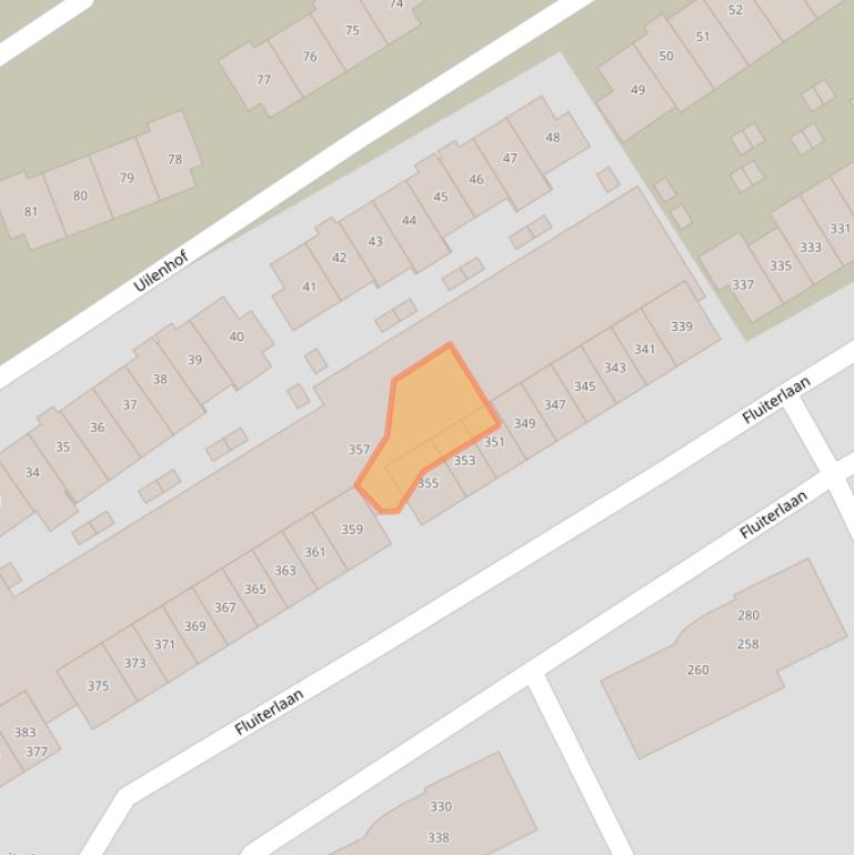 Kaart van postcodegebied 2903SZ.