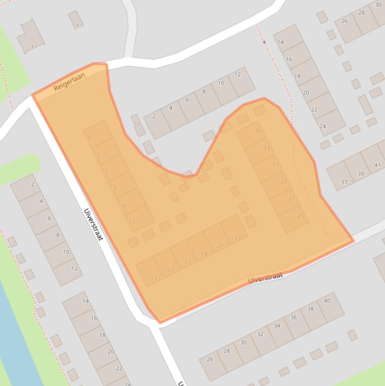 Kaart van postcodegebied 2903TK.