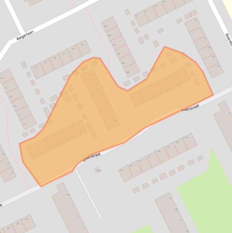 Kaart van postcodegebied 2903TL.