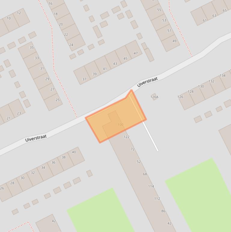 Kaart van postcodegebied 2903TP.