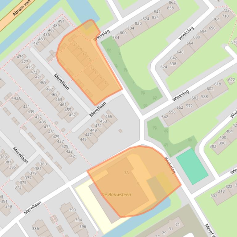 Kaart van postcodegebied 2903VA.