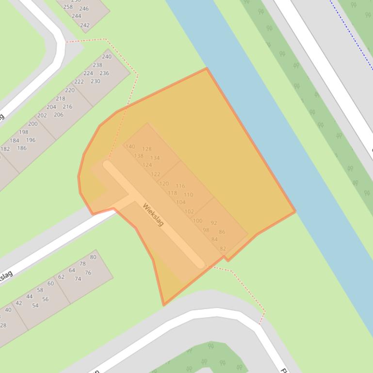 Kaart van postcodegebied 2903VC.